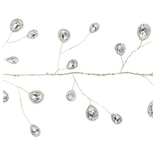 Melrose 5.5ft. Teardrop Jewel Garlands, 2ct.
